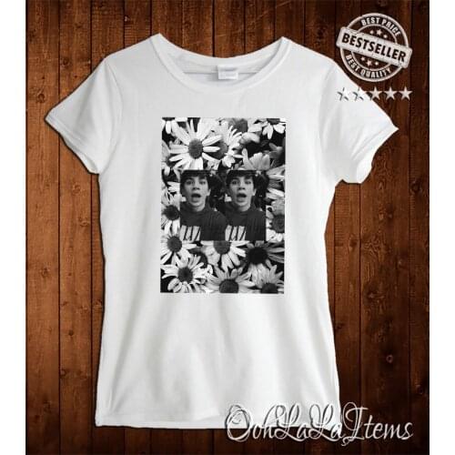 HAYES GRIER Flowers Viner teen celebrity mag tee t-shirt Women S M L XL