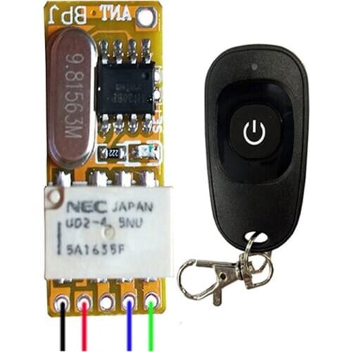 Micro Contact Remote Control Switch 3.7v 4.5v 5v 6v 7.4v 9v 12v 1A RF Switching Wireless Switch Designer manufacturer 100sets