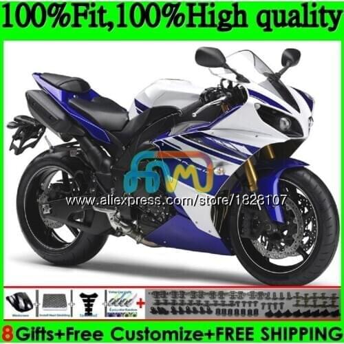 OEM Injection For YAMAHA YZF Purple white 1000 R 1 YZFR1 13 14 124BS.32 YZF-1000 YZF R1 1000CC YZF1000 YZF-R1 2013 2014 Fairing