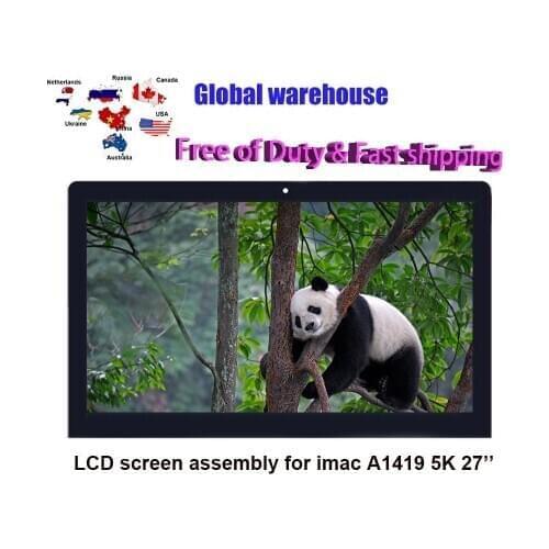 Original NEW A1419 5k LCD Display Assembly For iMAC 27 Inch Screen LM270QQ1 SD A2 Late 2014 2015 EMC 2834 2806