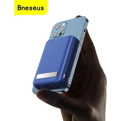 8000mAh Magnetic Wireless Power Bank For Magsafe Charger PowerBank For iPhone 12 Pro Max Fast Charging Portable External Battery