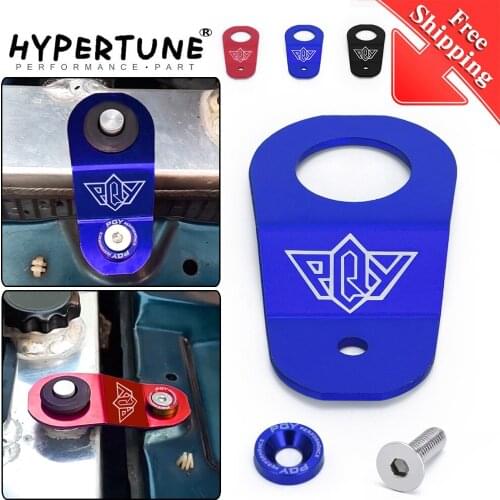 PQY Aluminum Radiator Stay Bracket For Honda civic EK / AP / DC 96-00 Red Blue Black Car Accessories HT-RS61