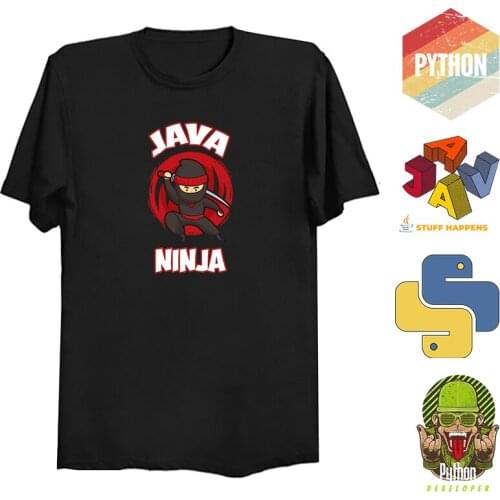 Programmer T Shirt Computer Language Python Men T-Shirt Harajuku Fashion Clothing Science Software Engineer Male Funny Shirt