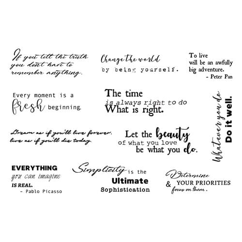 Words Transparent Clear Silicone Stamp/Seal for DIY scrapbook/photo album Decorative clear stamp ST0892