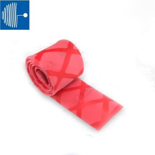 TRIUMPHCABLE 5M black color pattern heat shrinkable pipe anti slip pattern pipe fishing rod special sleeve flame retardant