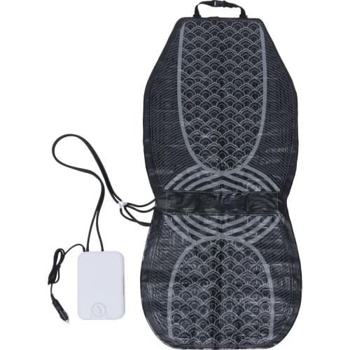 120W Car Heated Seat Cushion Heat Evenly Seat Winter Warmer Overheat Protection Auto Seat Heater with 12V Cigarette Lighter Plug