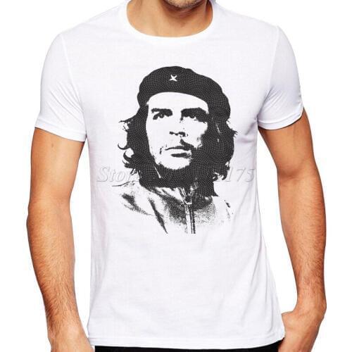 2019 Newest Summer Fashion Che Guevara Printed T Shirt Mens Cool Design High Quality Tops Custom Hipster Tees