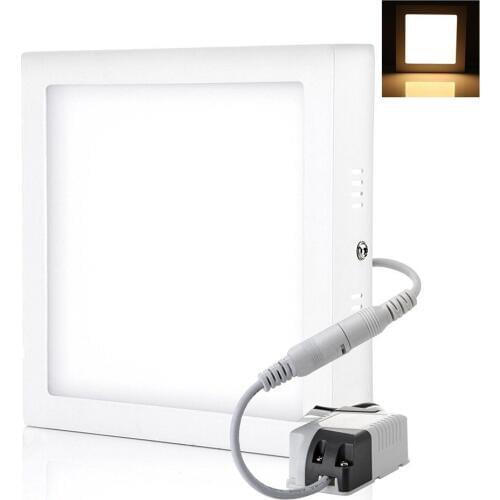 9W 15W 25W 12V/24V Round/Square LED Panel Light Surface Mounted LED Ceiling Down Light indoor Lighting Lamp 1pcs/lot, Free Shinp