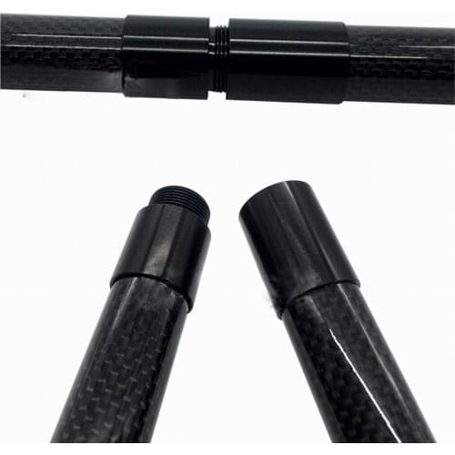 Aluminum Alloy 18/20 Carbon Pipe Tube Joint Connector for RC Quadcopter Drone UAV