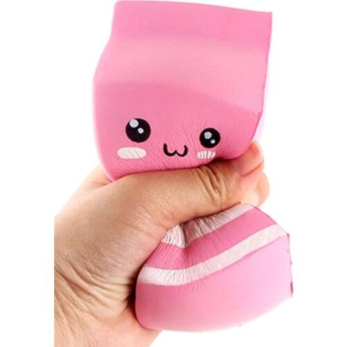 Scented Yogurt Bottle Squeeze Toy Slow Rising Squeezing Decompression Toy Cute Cartoon Model Stress Relief Toys For Child Adult