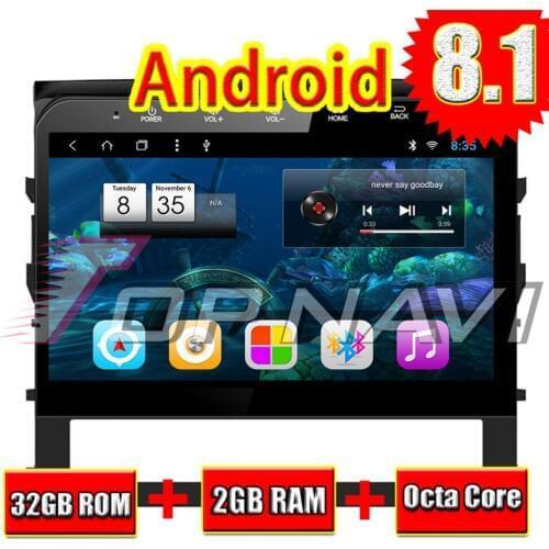 Auto Radio Media Center Stereo for Toyota Land CRUISER 2016 10.1'' Android 8.1 Topnavi GPS Navigation Player NO DVD Double Din