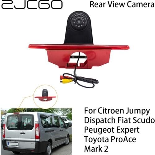 ZJCGO Car Rear View Reverse Back Up Parking Camera for Citroen Jumpy Dispatch Fiat Scudo Peugeot Expert Toyota ProAce Mark 2