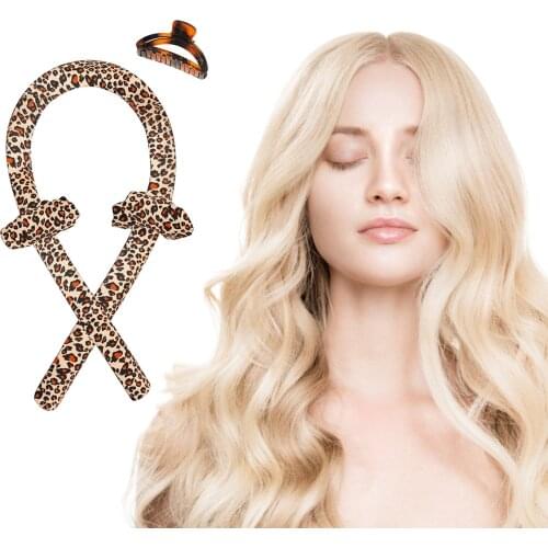 Heatless Curling Rod Headband Non-heated Silk Curling Ribbon Hair Curlers Foam Curling Iron Lazy Curler DIY Hair Styling Tools