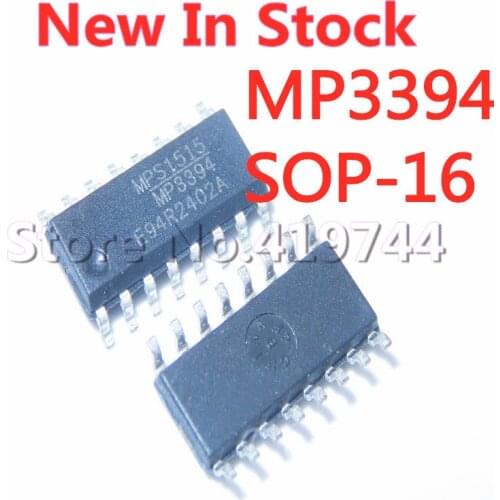 5PCS/LOT MP3394 MP3394ES-LF-Z SOP-16 MP3394ES power management chip (without S) In Stock NEW original IC