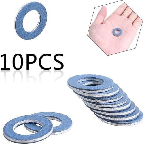 For Toyota For Lexus For Scion 10pcs Car Auto Oil Drain Plug Washer Gaskets 90430-12031 Accessories Parts