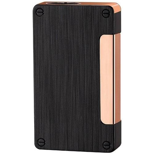 Double Straight Into The Lighter Creative Relief Boutique Inflatable Windproof Lighter Adjustable Fmale Simplicity Encendedores