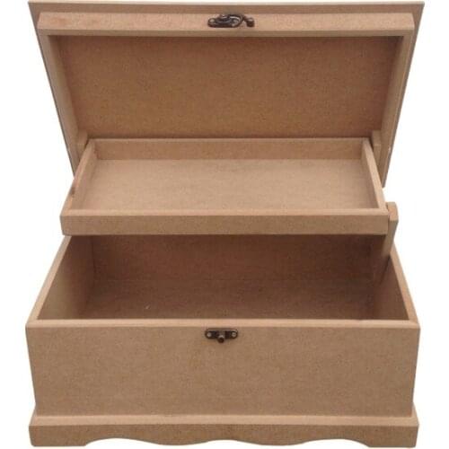 Ku26 Big With Lift Box Wooden Object paintable decorative objects декоративные предметы под роспись