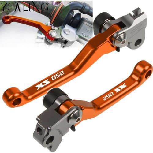 Motorbike CNC Aluminum Folding Handle Brake Clutch Lever For 250SX 250 SX 2014 2015 2016 Dirt Bike Motocross