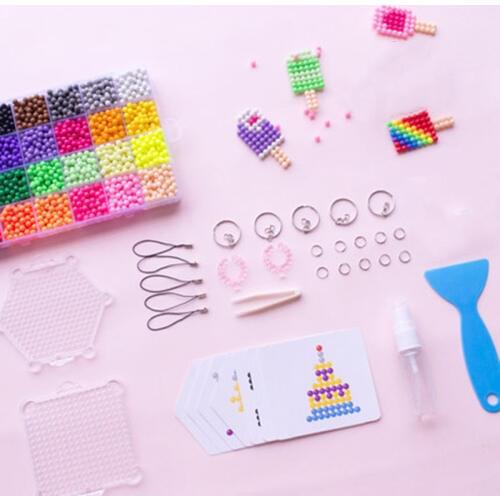 24 color beads DIY handmade 3D duck puzzle toys children DIY kit ball game Puzzle New Kids Educational Toys