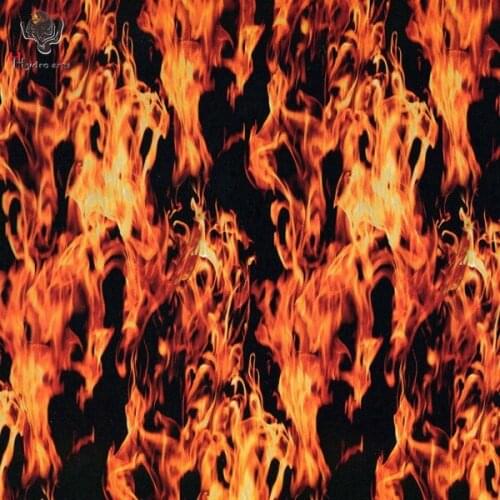 Free Shipping Red Flaming Hydrogarphic Film transfer hydro water transfer printing films.Aqua print film. 50cm wide HFD048