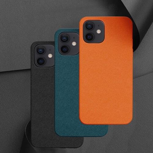 Premium Leather Case For iPhone 12 Mini Slim Thin Luxury Leather Protective Cover For iPhone 12 Mini Phone Protector Accessories