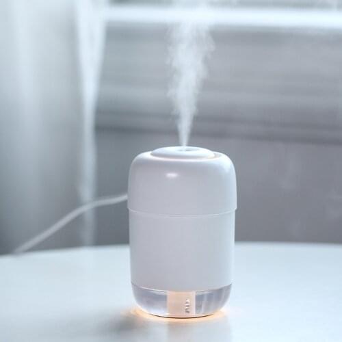 LED Night Light Humidifier Mini Mist Maker Sprayer Silent Desktop Car USB Charging Essential Oil Diffuser Air Freshener