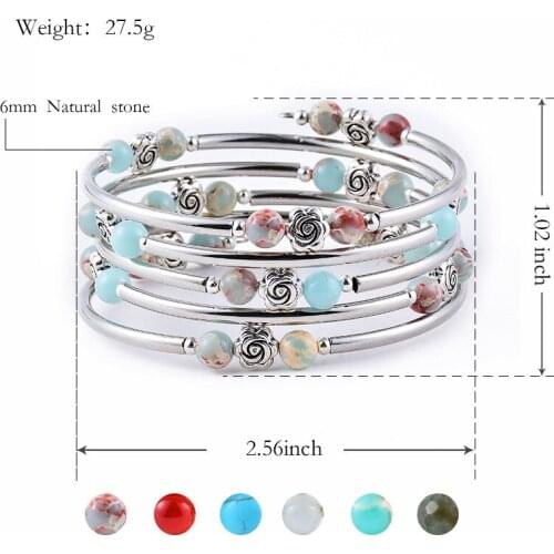 High Quality Authentic Silver Color Metal Gemstone Bracelet Fine Bracelet Fit European Charm Bracelet for Women DIY Jewelry