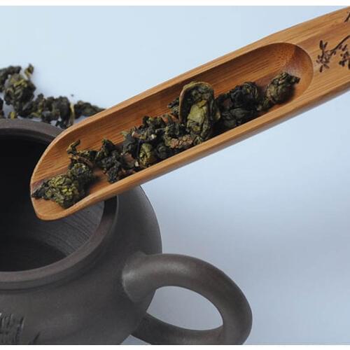 1PC Fish Shape Bamboo Tea Shovel Tea Spoon Natural Tea Ceremony Chinese Kongfu Teaware Accessories
