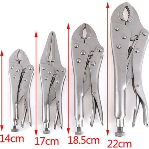 1PC NEW 5/7/9/10 Inch Carbon Steel Adjustable C Clamp Locking Vice Grips Pliers Tool