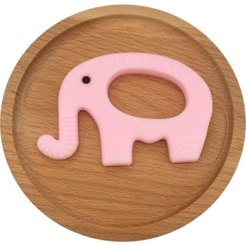 1pc Silicone Teethers For Baby Teeth BPA Free Toddler Teething Toys Safe Rodent Teether For Teeth Elephant Newborn Teething Ring