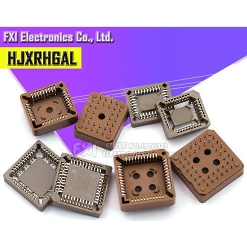10PCS PLCC IC socket PLCC32 PLCC44 SMD DIP PLCC Socket adapter