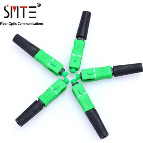 100Pcs/LOT Fast Connector 8802-TLC/3 ZF SC/APC SC/UPC FTTH Fiber Optic SM Quick-Connector Network level