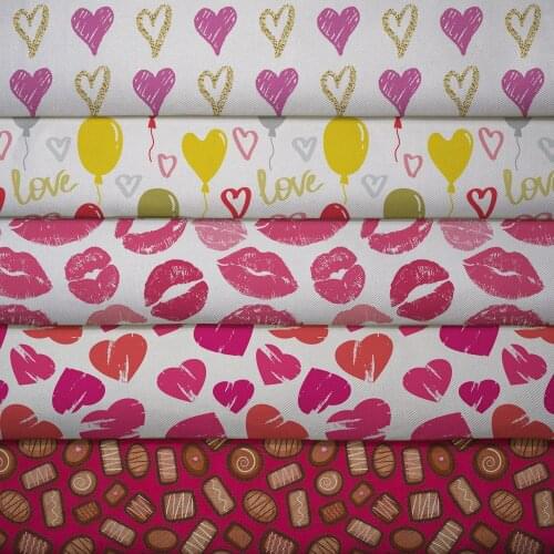 140cm*50cm Cartoon Printed Polyester Fabric Cotton Patchwork For Sewing Dress Cloth Making Puppet L3569
