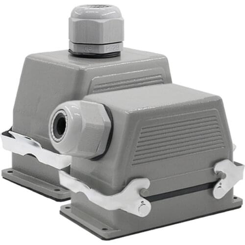Heavy Duty Connectors HDD-042-1 F/M 42pin 10A Industrial rectangular Aviation connector plug