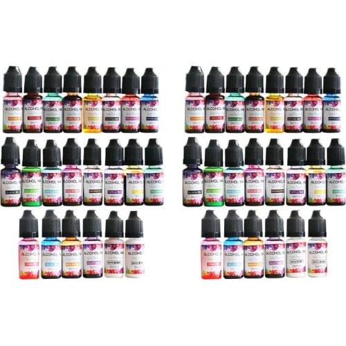 22 Colors Epoxy Pigment Liquid Colorant Dye Ink Diffusion UV Resin DIY Crafts Jewelry Making Accessories