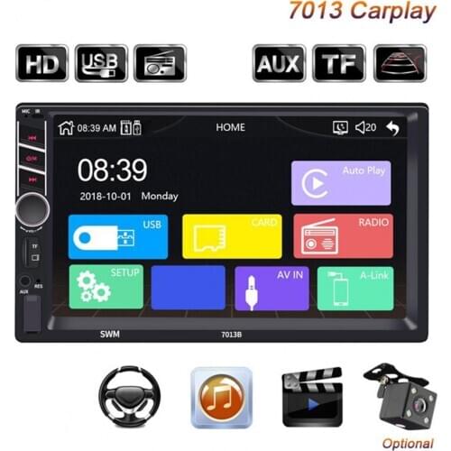 7013 Car MP5 Player FM Radio Bluetooth Auto Video Player 7 Inch Auto Bluetooth Media Player 800*480P Car MP5 Player for iOS