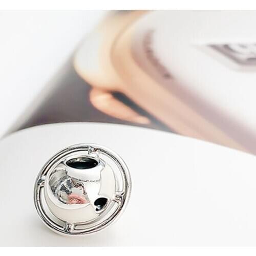 Authentic 925 Sterling Silver New Charm Of Love On Earth Fashion Star Beads Fit Original Pandora Bracelet For Women Diy Jewelry