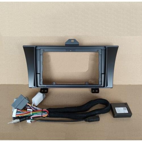 Car Fascia Navigation Frame Dash Kit For 9" Universal Android Multimedia Player For Elysion 2012 2013 2014 2015