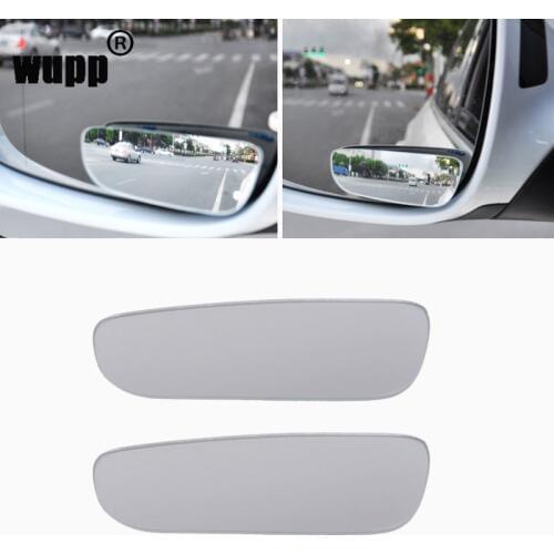 1Pair car mirror blind spot mirror 360 degree Adjustable Frameless Wide Angle Convex Blind Spot Rearview Car Mirror
