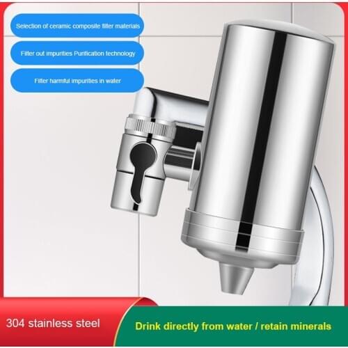 Satinless Steel Faucet Water Purifier Tap Water Filter Kitchen Faucet Washable Faucet Filter Purifier Water Tap Purifier