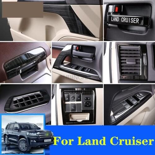 For Toyota Land Cruiser 2010-2020 Gear position paste Decorative panel paste Modification dedicated Interior decoration