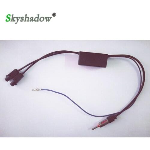 Two Way OEM Car Radio Antenna Adapter Diversity System Fakra for Audi VW BMW Volkswagen Radio