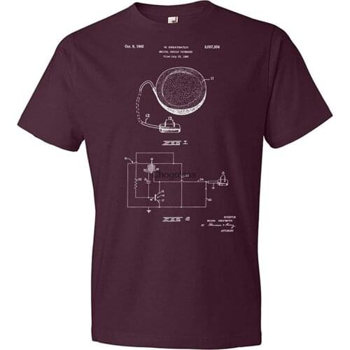 Pacemaker T-Shirt Cardiologist Gift Pacemaker Blueprint Doctor Office Tee
