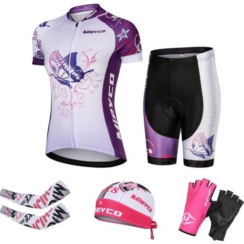 Cycling Jersey Set Short Sleeve MTB Bicicleta Clothing Roupa Ciclismo Feminina Classic Bike Accessories Breathable Sportswears