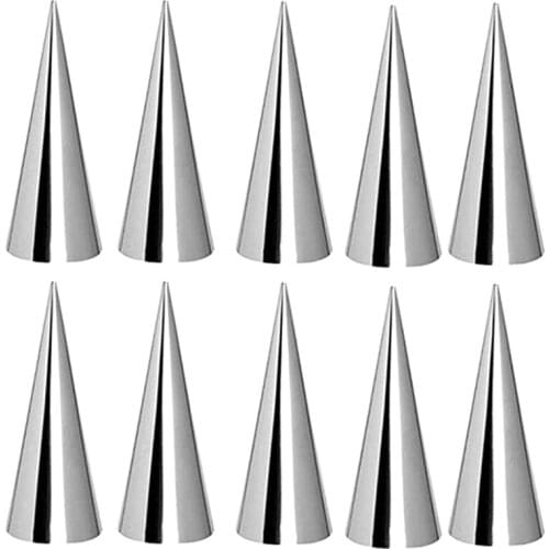 Conical Tube Cone Roll Moulds Spiral Croissants Molds Cream Horn Mould Pastry Mold Cookie Dessert Kitchen Baking Tool