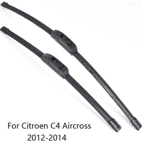Car Windshield Wiper Blades for Citroen C4 Aircross form 2012 2013 2014 Car Windscreen wiper Rubber