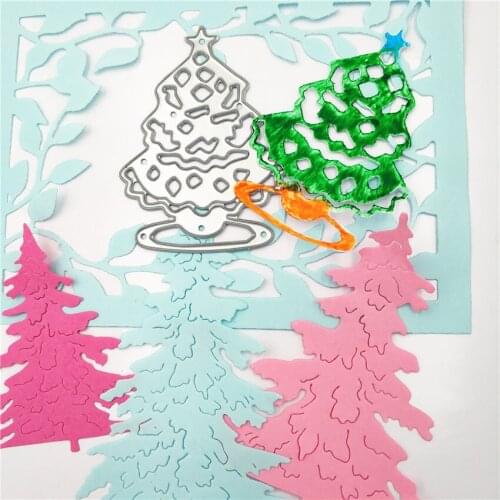 PANFELOU Easter tree metal craft paper die cutting dies Scrapbooking/DIY All Saints Thanksgiving Day Embossing mould cards