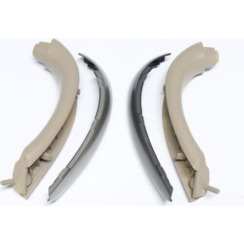 New Arrival Car Inner Handle Interior Door Panel Pull Trim Cover Beige Black left Right For BMW X5 E53 1999-2006 Car Accessories