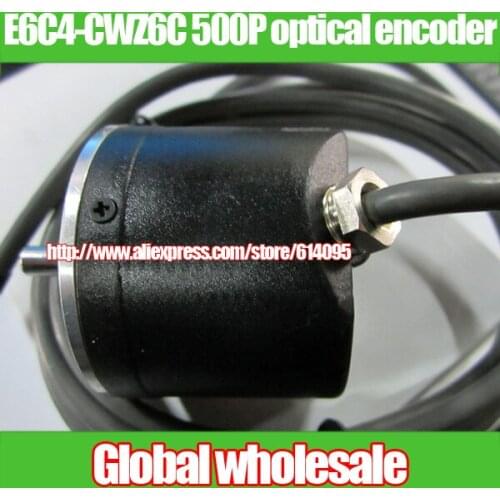 1pcs E6C4-CWZ6C 500P / R optical encoder for OMRON / 500P optical rotary encoder