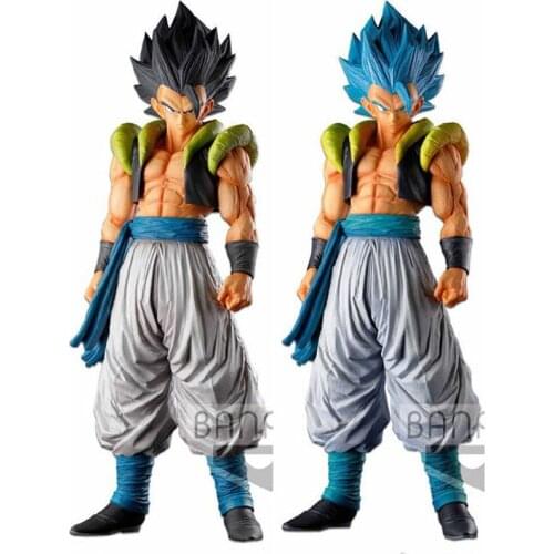 Original Banpresto D B Super Master Stars Piece SMSP SSGSS Gogeta Action Figure Collectible Model Doll Toys Figurals Brinquedos